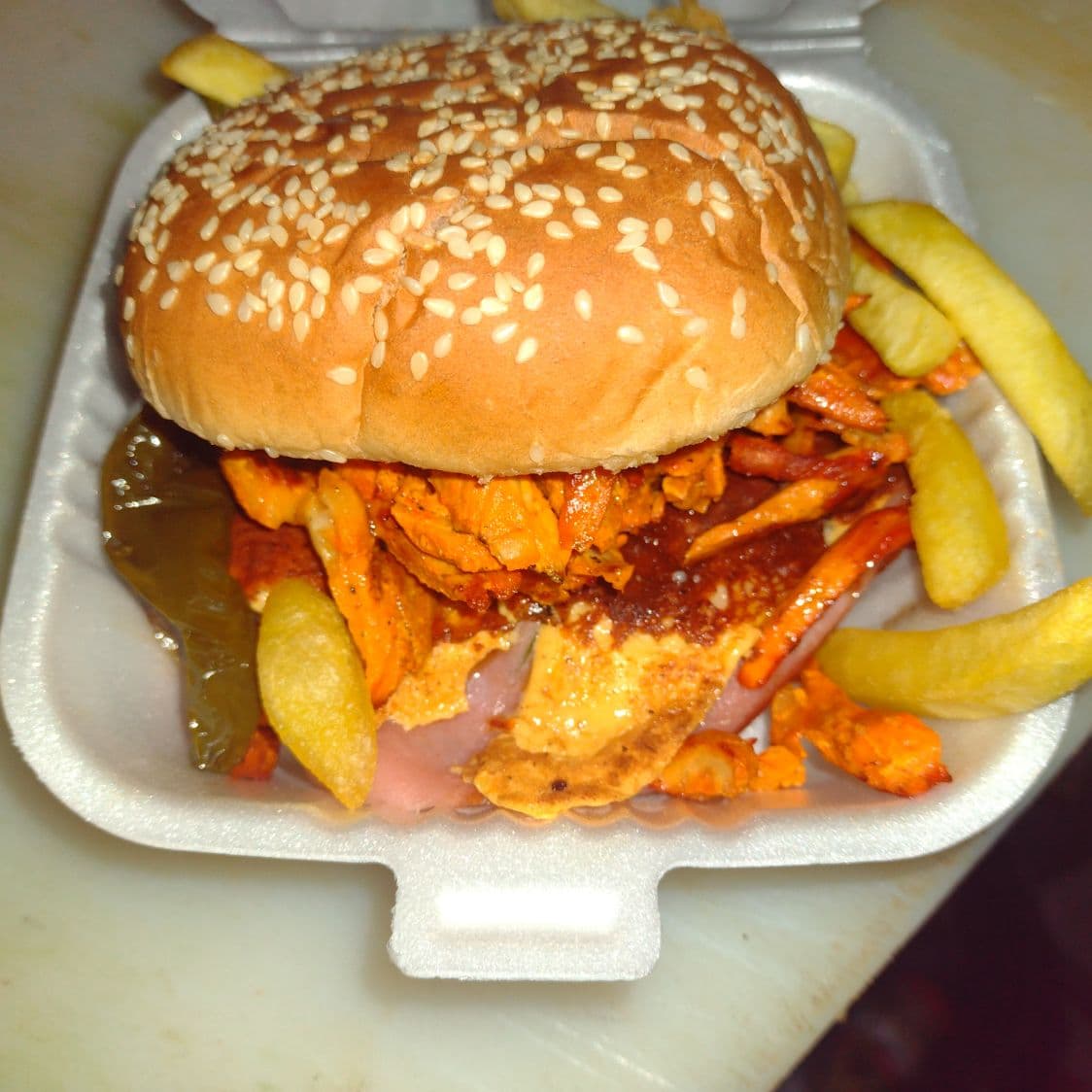 Hamburguesa de Suadero
