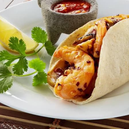 Taco de Camaron Enchilado