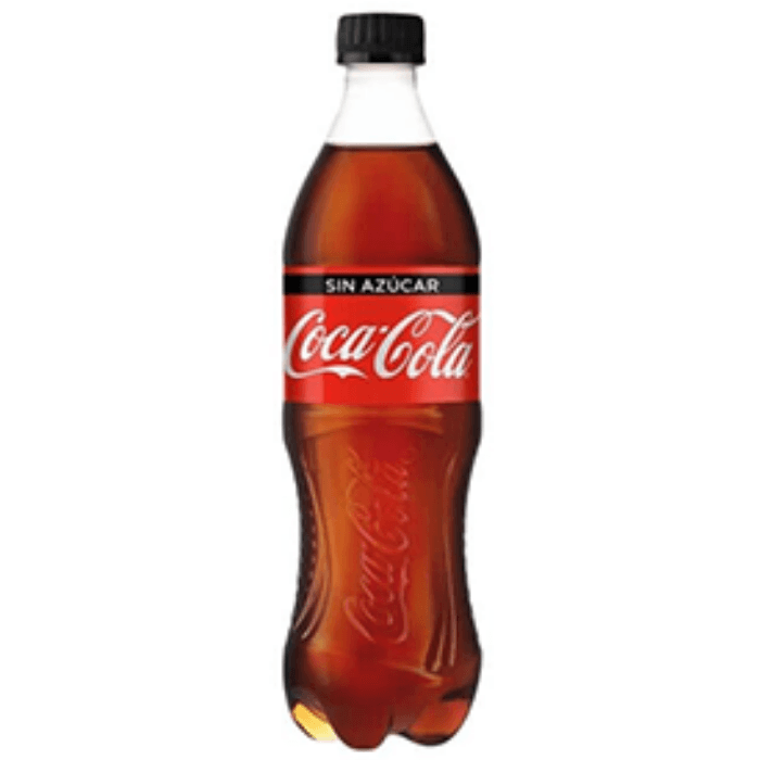 Coca Cola Sin Azucar 600 ml.