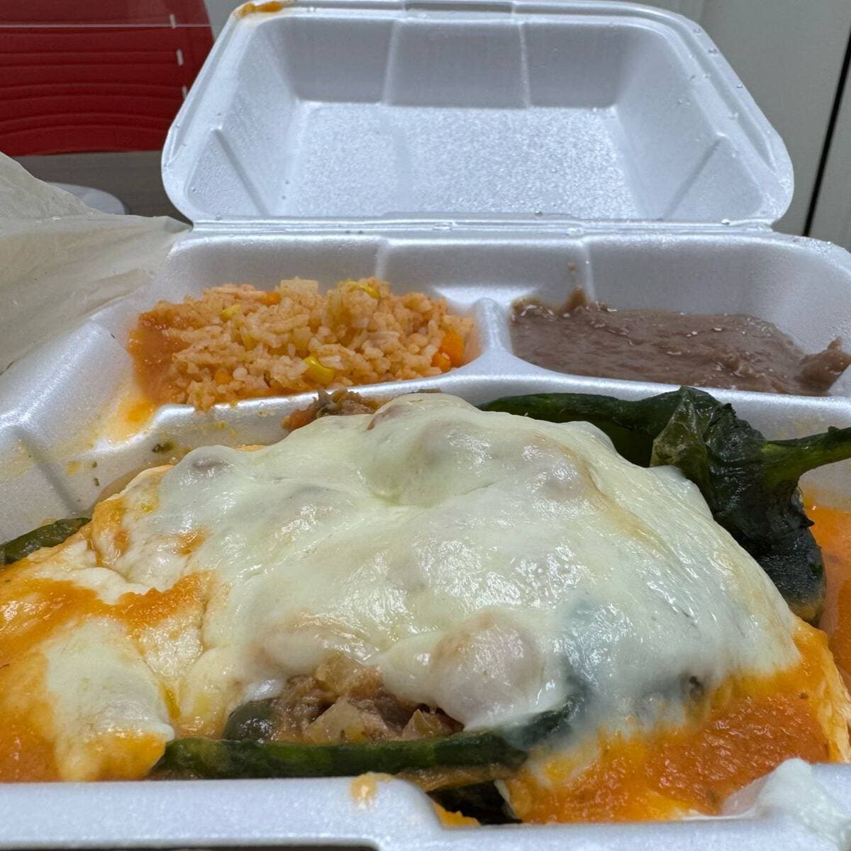 Chile Relleno de Queso Asado