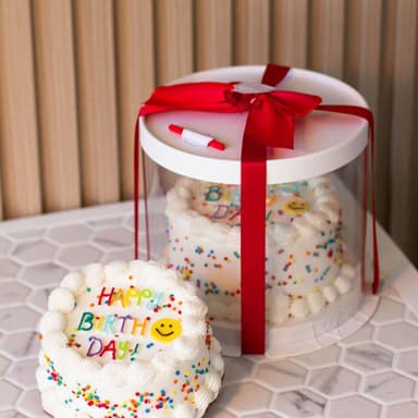 Bday Cake Happy Face