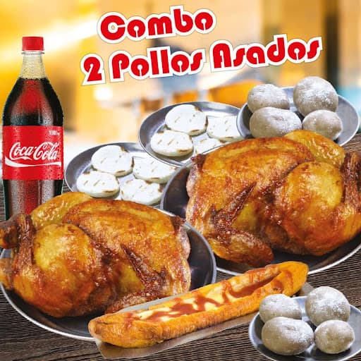 Combo 4 -    2 Pollos  (Gaseosa 1.5 Lt)