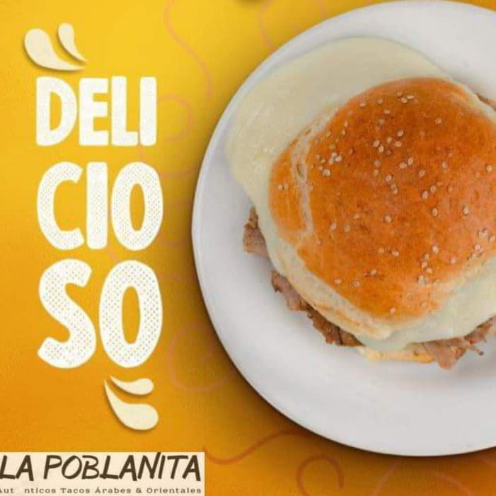 Cemita Árabe Con Queso