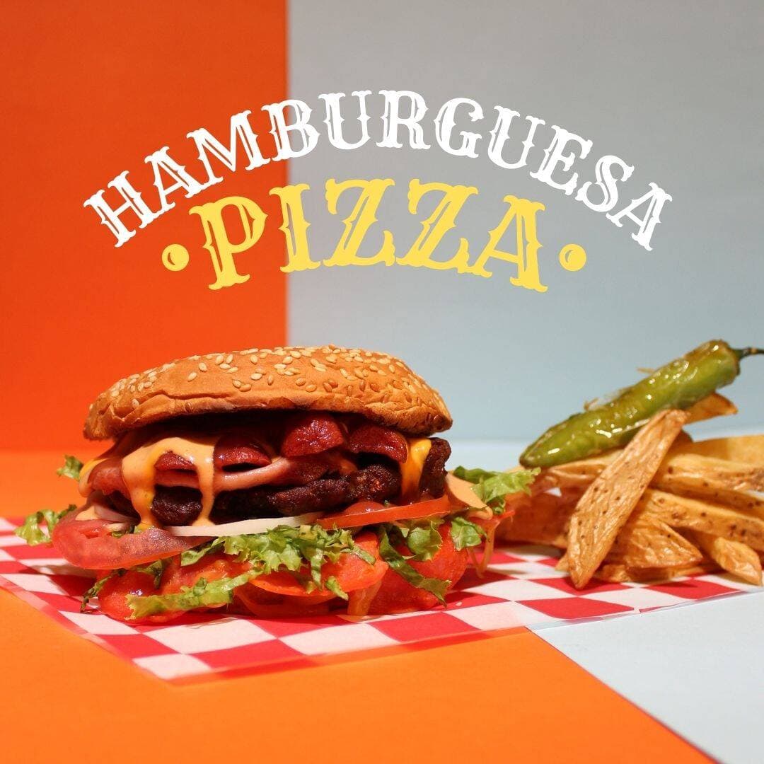Hamburguesa pizza