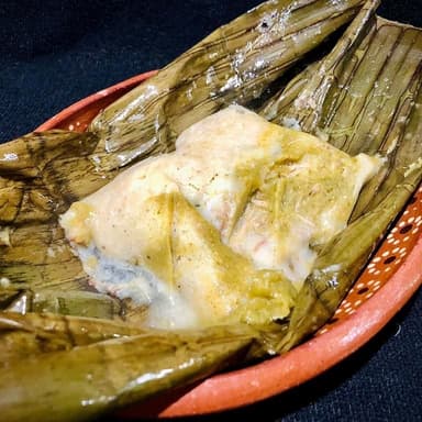 Tamal de Chipilín Verde