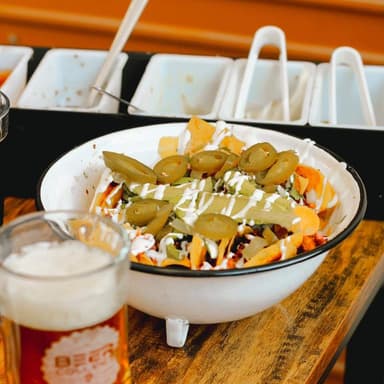 Nachos pulpo