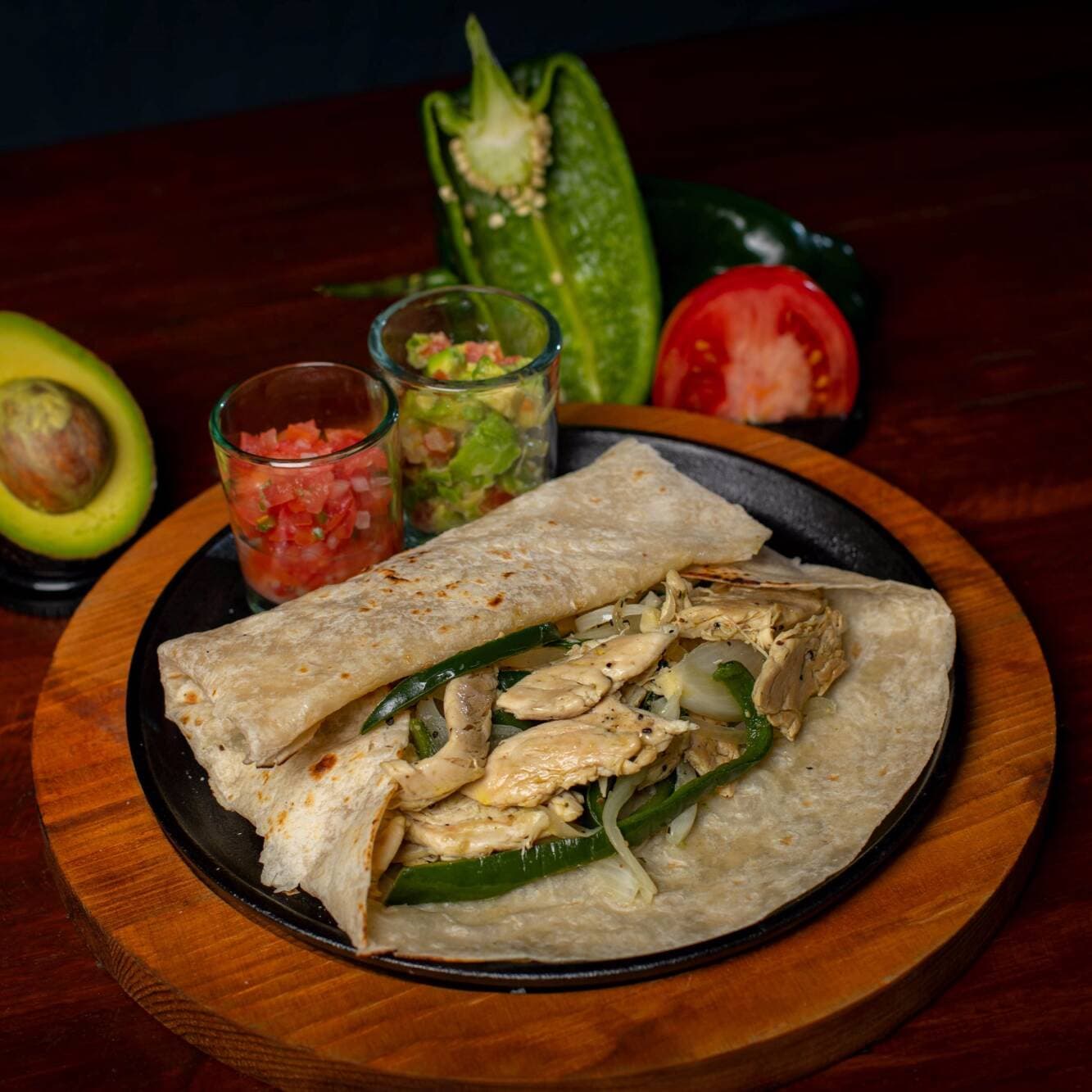Fajitas de Pollo