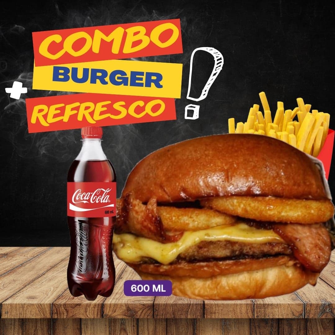 SHACK BURGER + REFRESCO