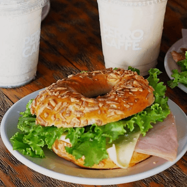 Bagel Jamón y Queso