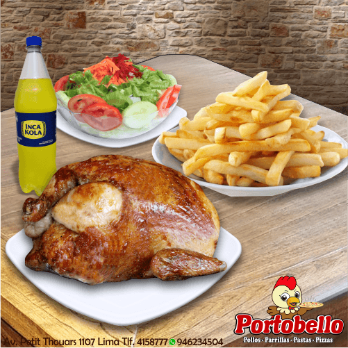 1 Pollo + Gaseosa