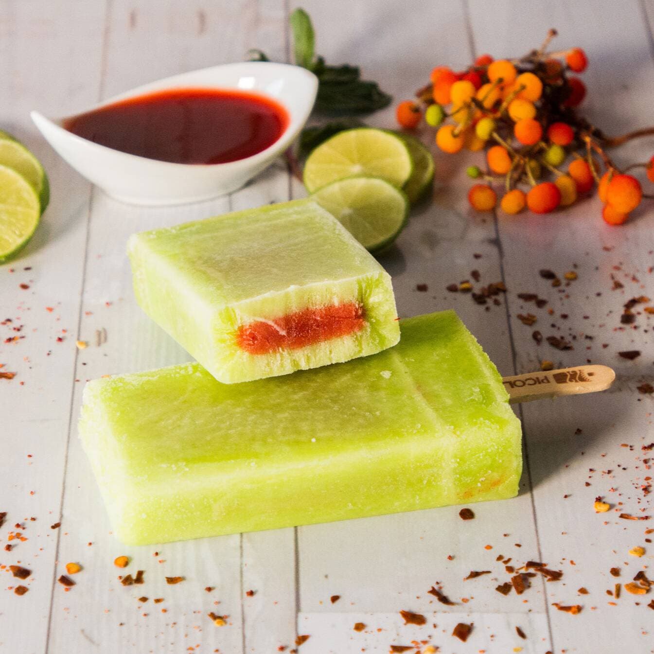 Paleta de Limón con Chamoy