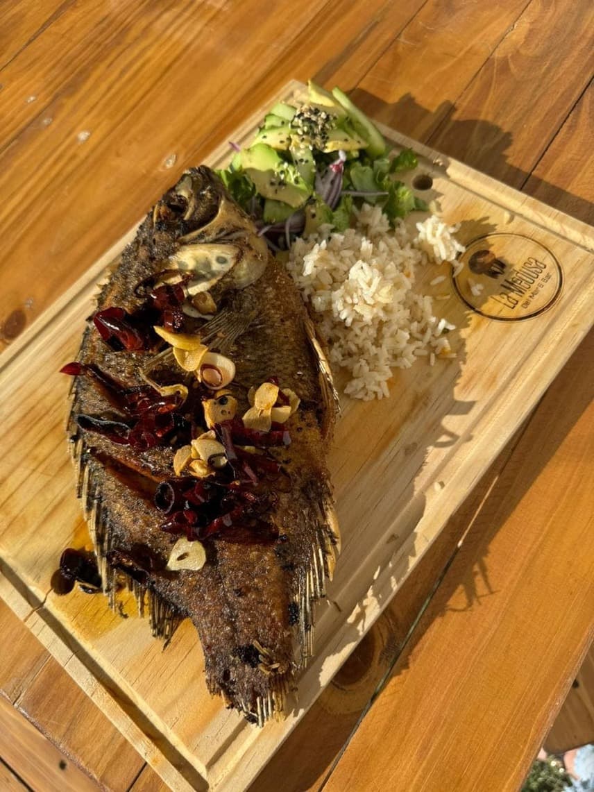 Mojarra al Mojo de Ajo