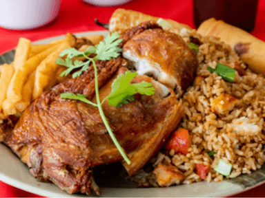 Combo Lunch de 🐔 Pollo Frito ➕ Pollo Cantones😋