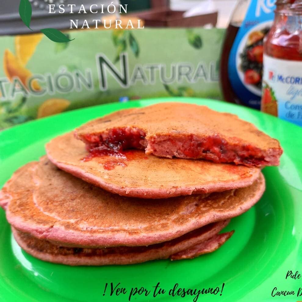 Hot Cakes de Avena Rellenos