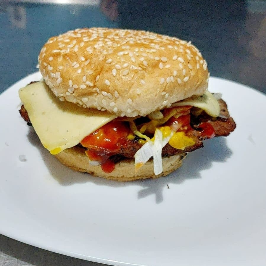 Hamburguesa Con Queso