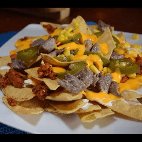 Nachos especiales c/Arrachera