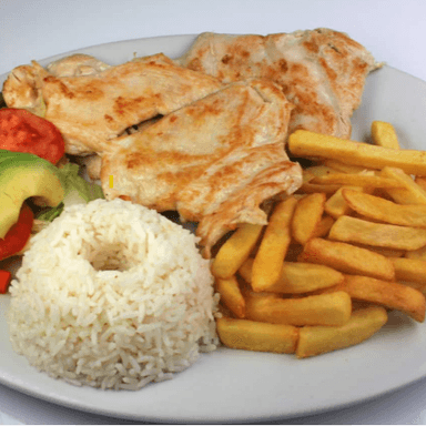 Filete de Pollo a Lo Pobre (Huevo + Platano)
