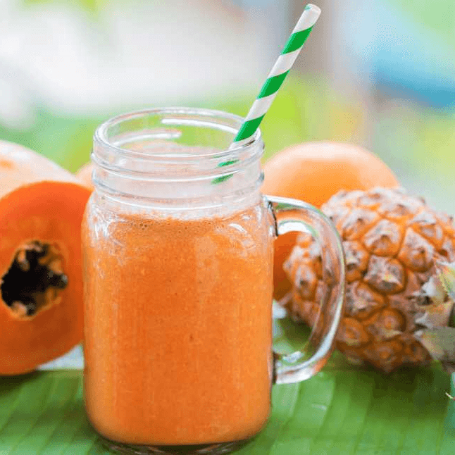 Piña, Papaya y Menta