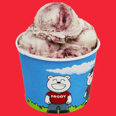 Helado Queso con Zarzamora