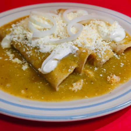 Enchiladas Verdes