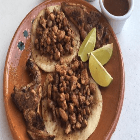 Taco Maíz Chuleta c/Tocino