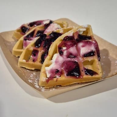 Crepa o Waffle de Zarza con Queso
