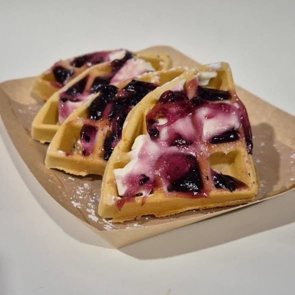 Crepa o Waffle de Zarza con Queso