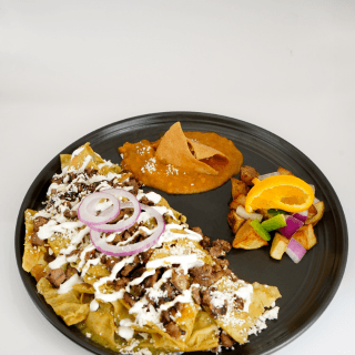 Chilaquiles sencillos verdes