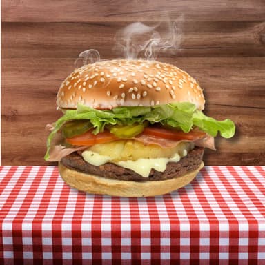 Hamburguesa Hawaiana