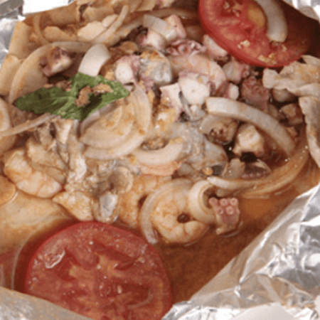Relleno de Mariscos con Queso