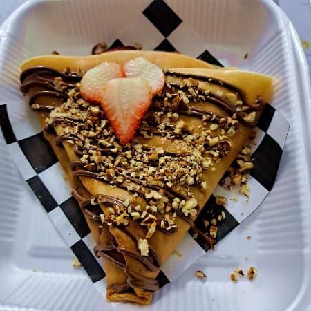 Crepa de Fresa Natural, Nuez & Nutella