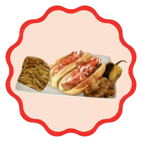 2 Hot Dogs con Papas