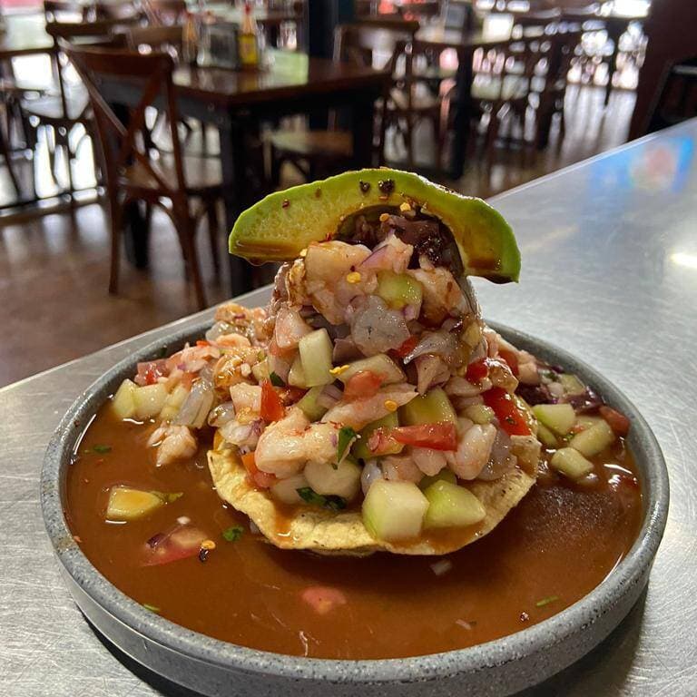 Tostada de Ceviche Especial