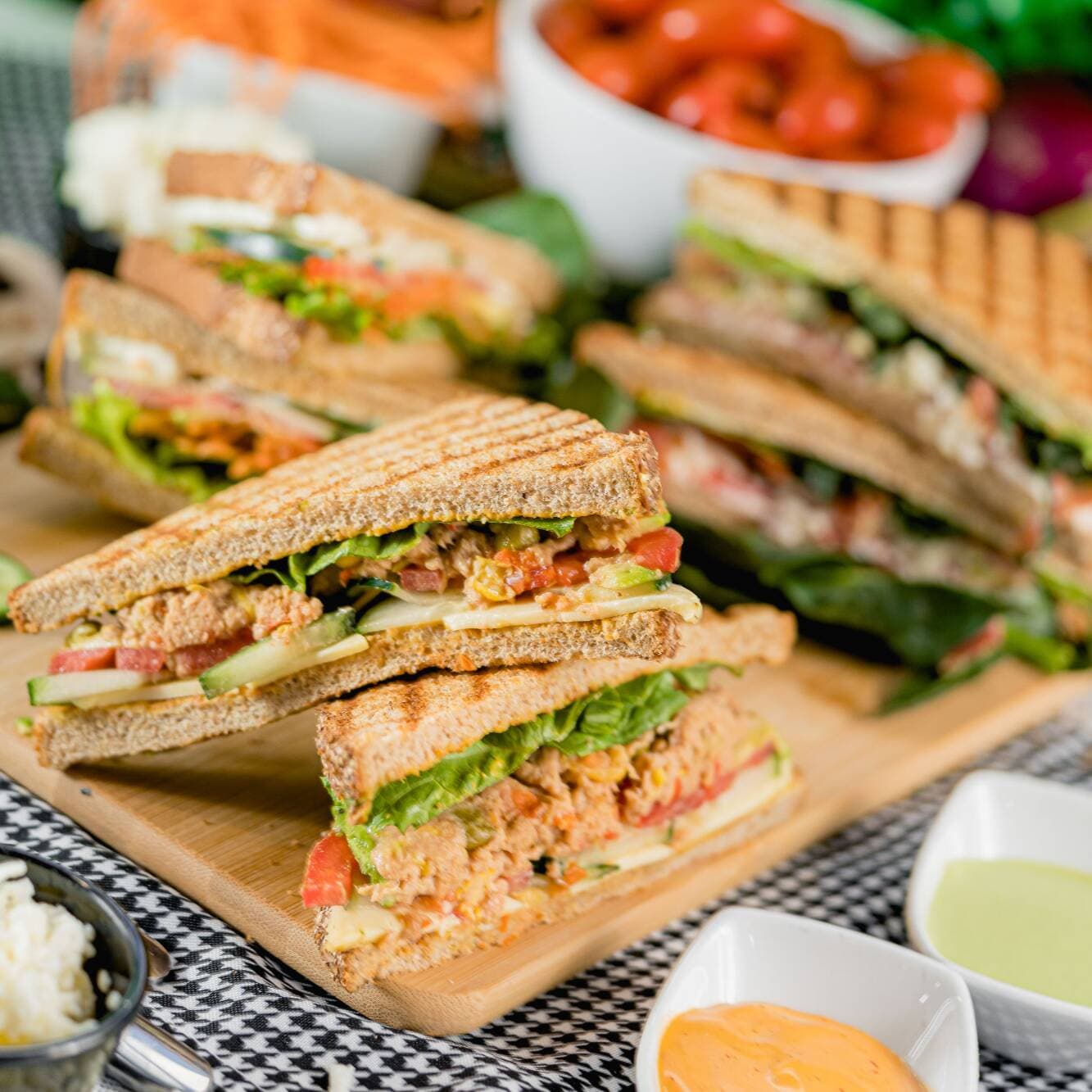 Sándwich de Salmón Ahumado