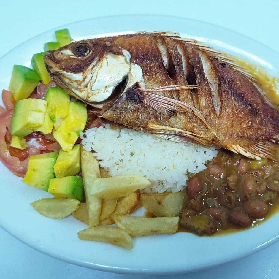 Bandeja con Tilapia