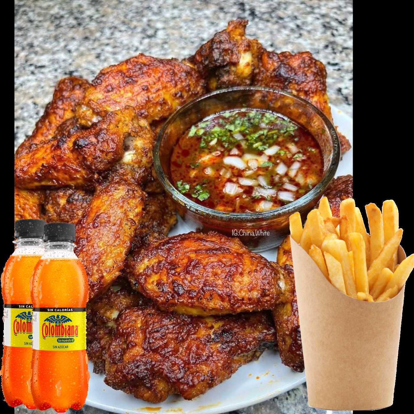 Alitas Mexicanas X12 más Gaseosa 250 Ml.