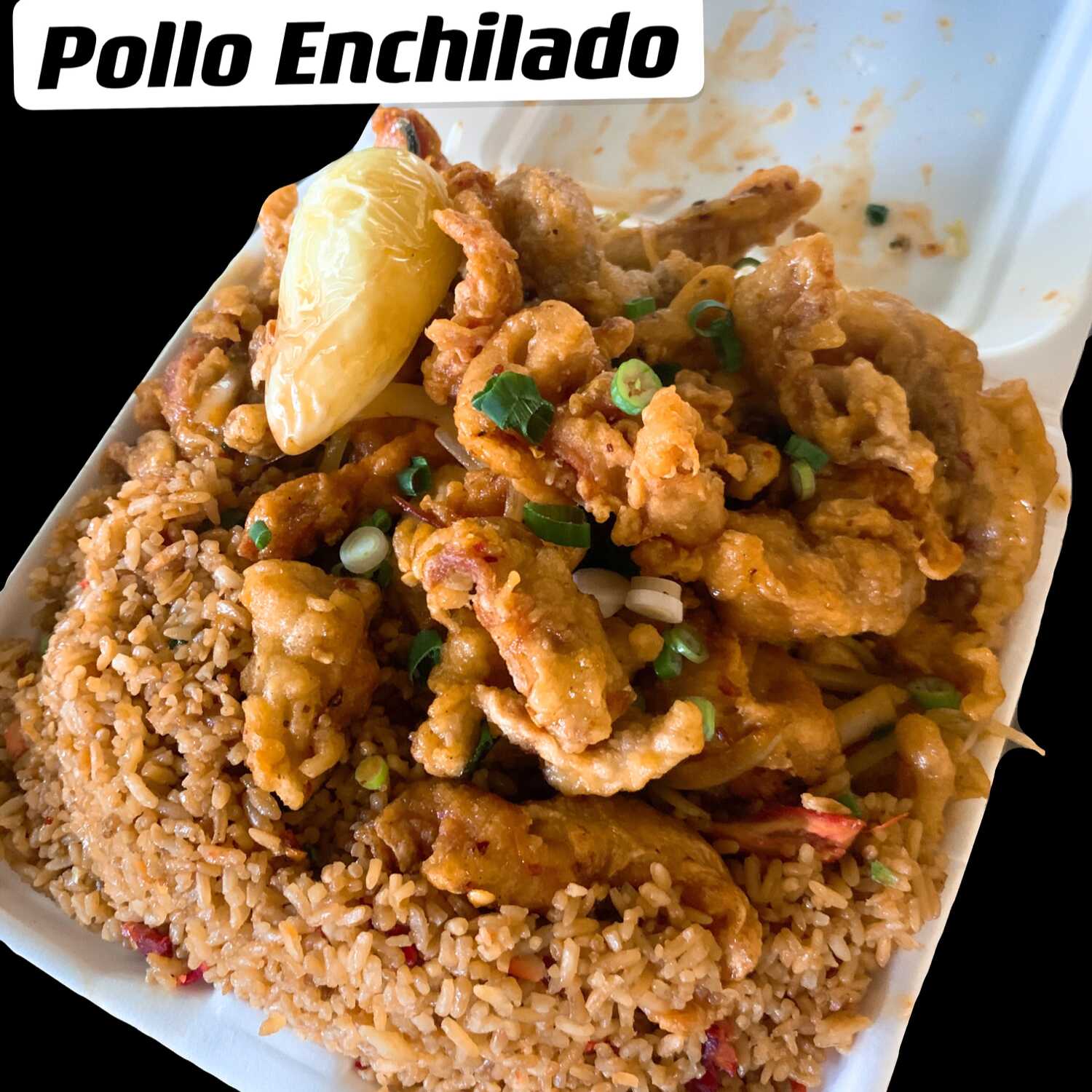 Lunch 19 pollo enchilado