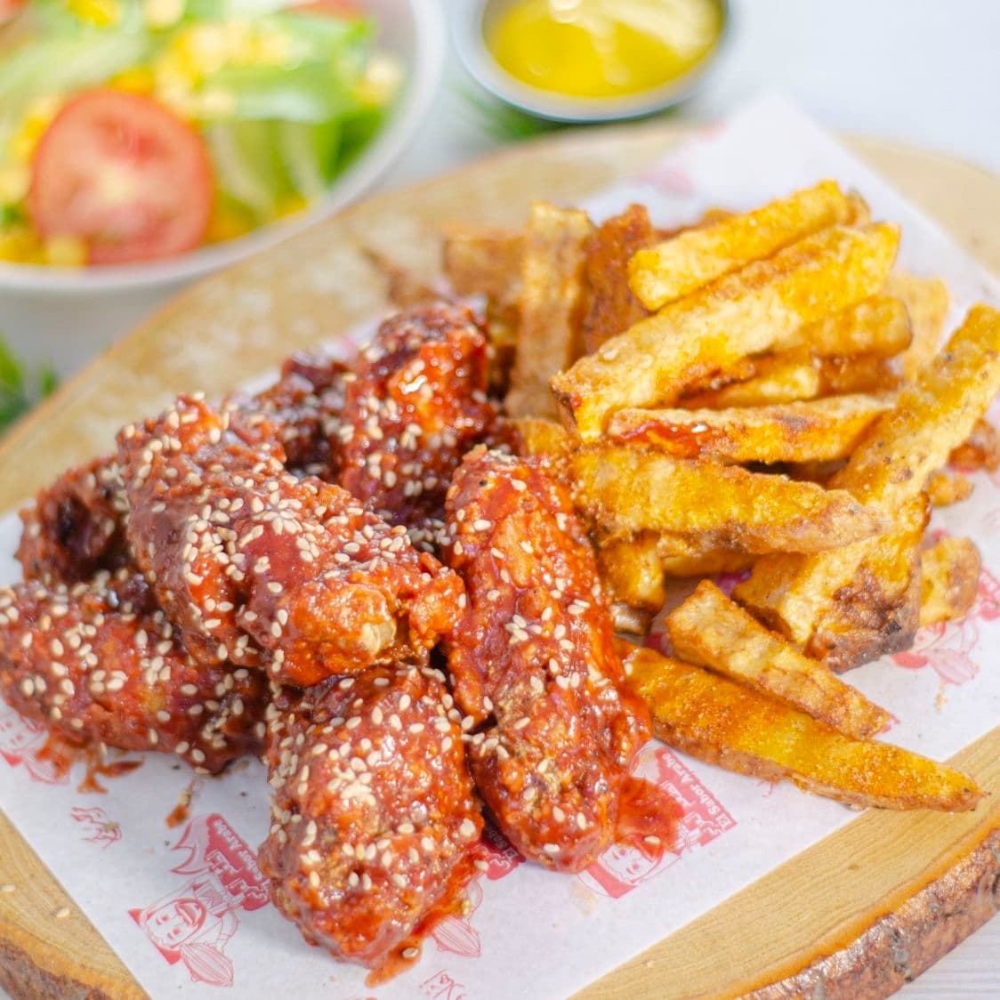 Alitas en Salsa 6 uds