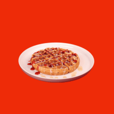 Waffle con Philadelphia