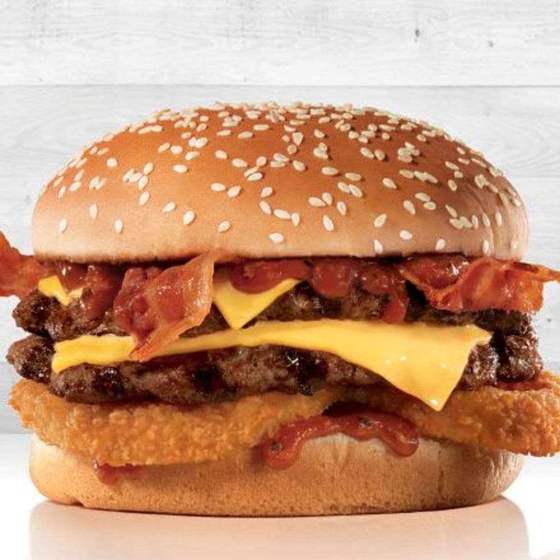 Double western bacon cheese burger
