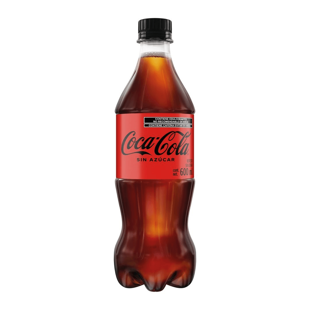 Coca Cola Sin Azucar 600 ml