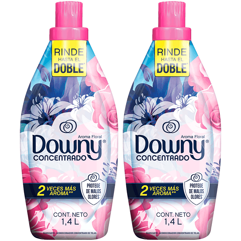 2 DOWNY LE FLORAL 1400ML