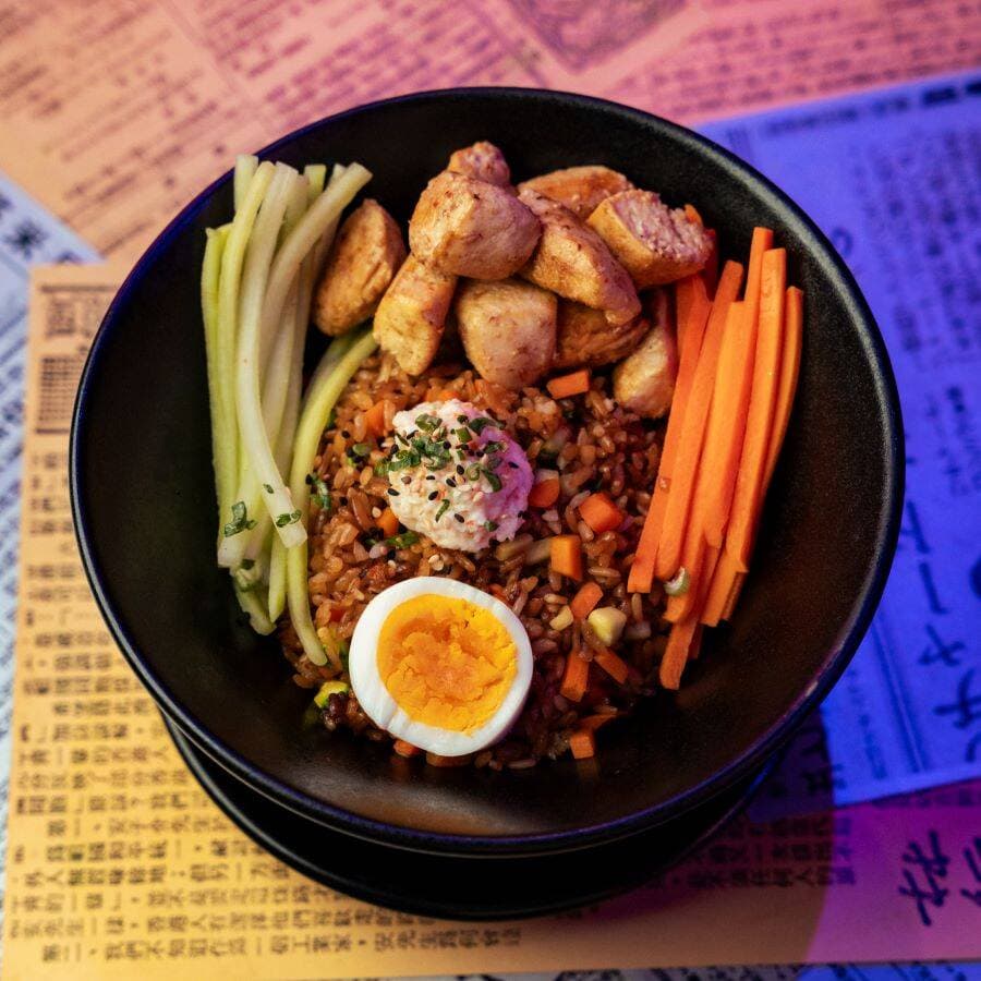 Yakimeshi de Pollo