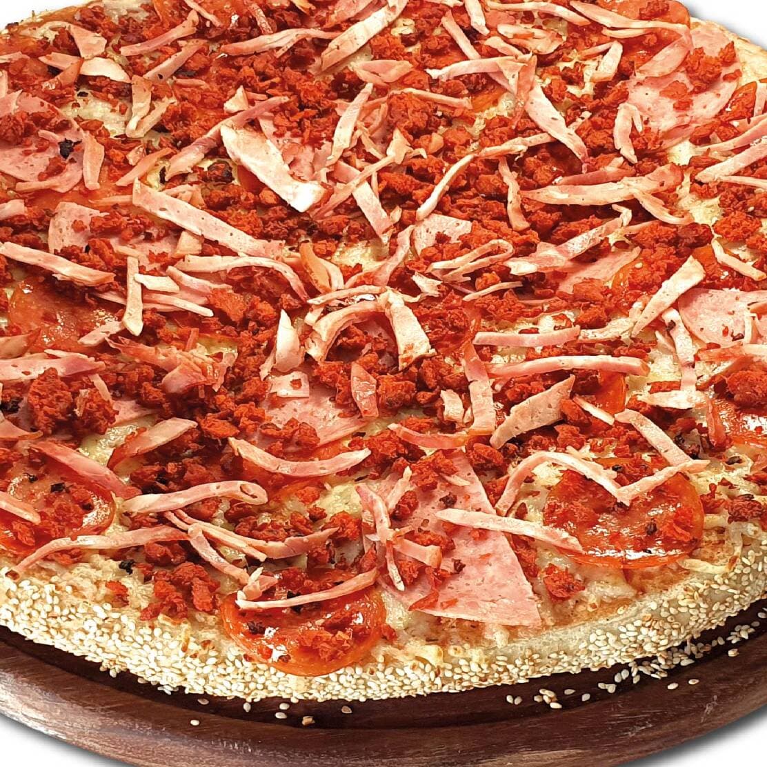 Pizza MeatLover Familiar Para los Carnivoros !!
