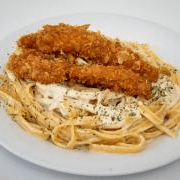 FETUCCINI 3 QUESOS CON DOS TIRAS