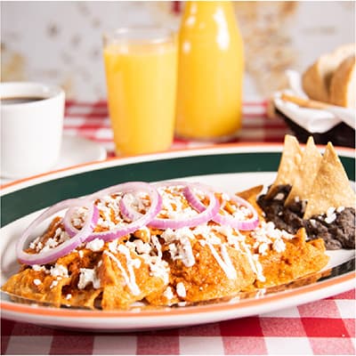Chilaquiles del Zócalo Rojos (Paquete)