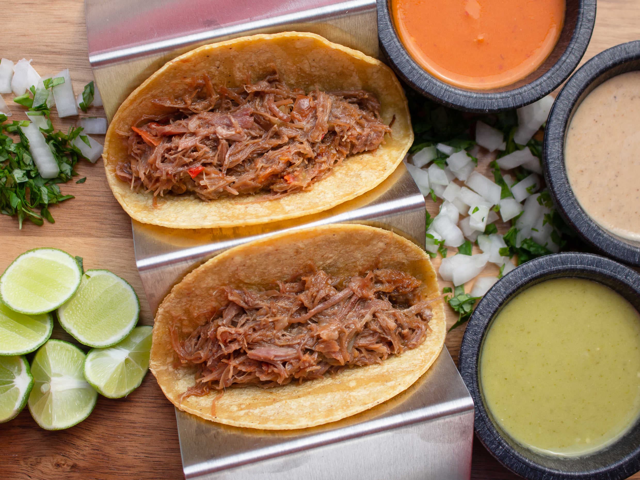 Taco de Deshebrada 🔥😋