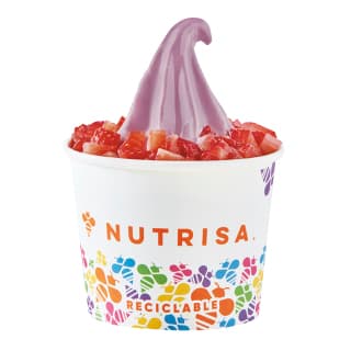 Helado Suave Doble Blueberry