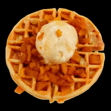 WAFLE CON HELADO