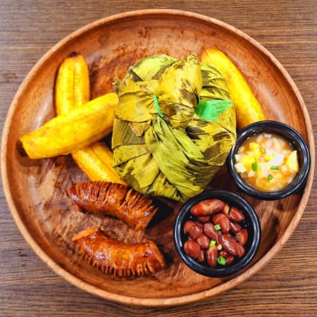 Juane de Gallina con Chorizo